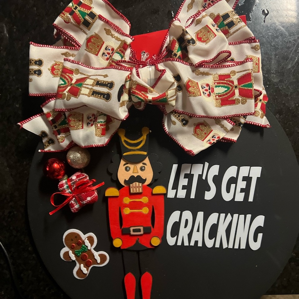 Nutcracker custom made door sign